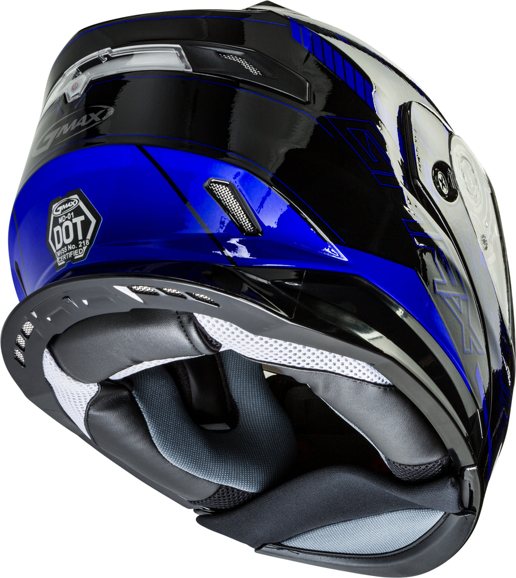 Md 01s Modular Wired Snow Helmet Black/Blue Xs