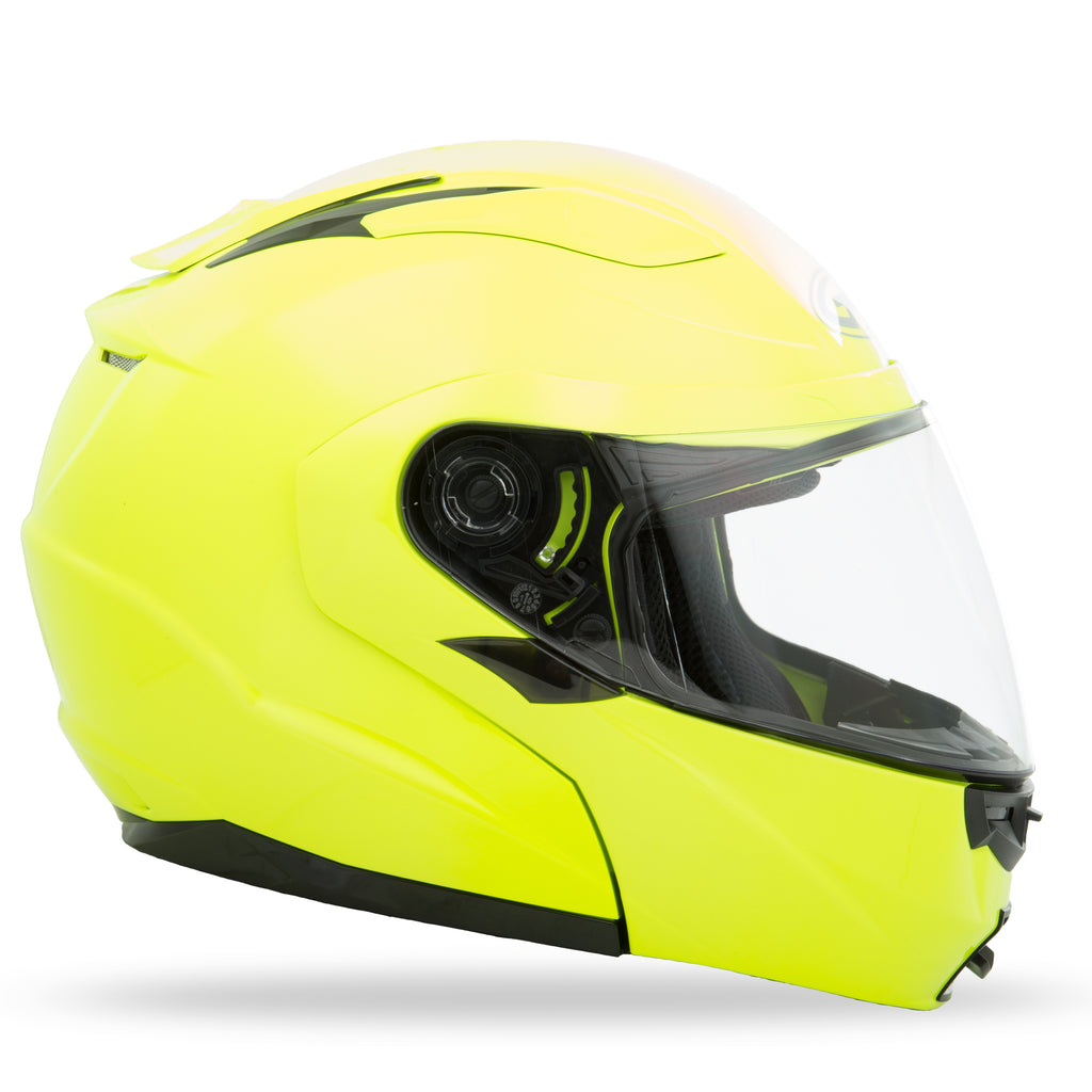 Gm 64 Modular Helmet Hi Vis Yellow Lg