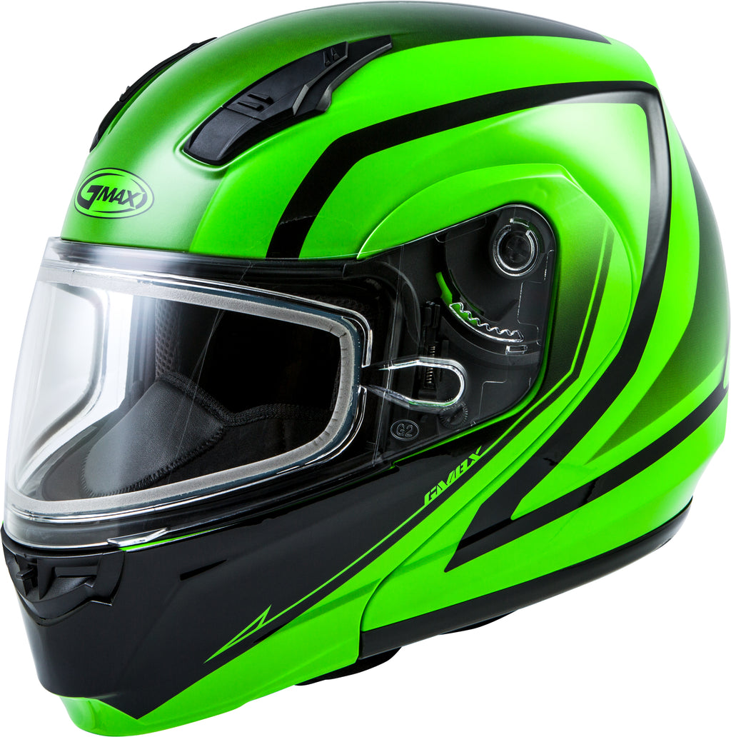 Md 04s Modular Docket Snow Helmet Neon Green/Black Xl