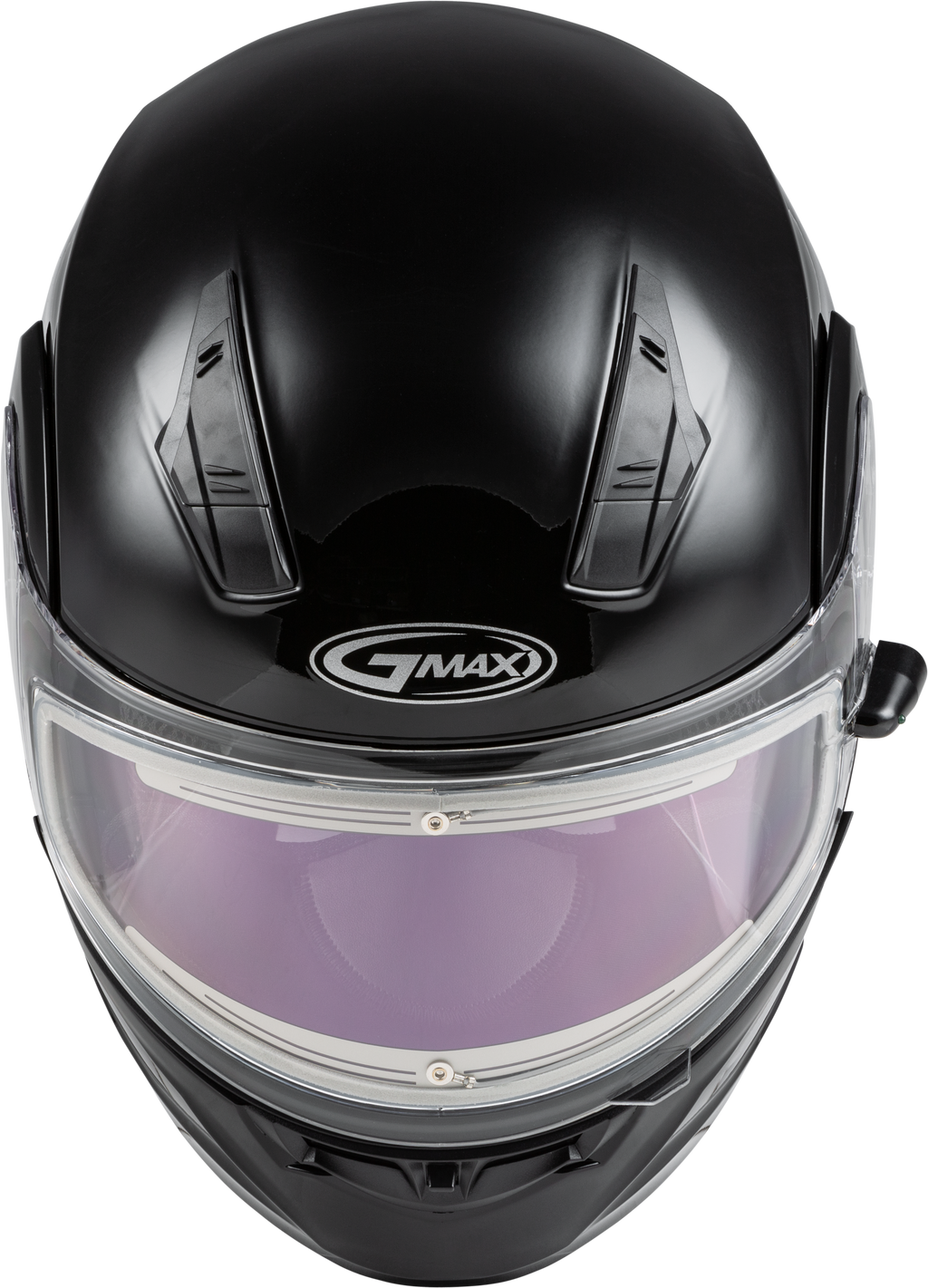 Md 04s Modular Snow Helmet W/Electric Shield Black Md