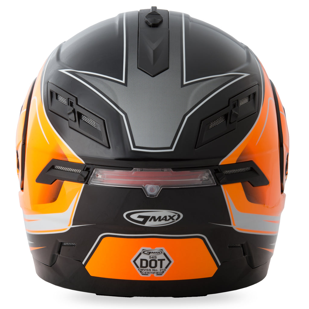 Gm 54s Modular Terrain Snow Helmet Black/Hi Vis Orange 3x