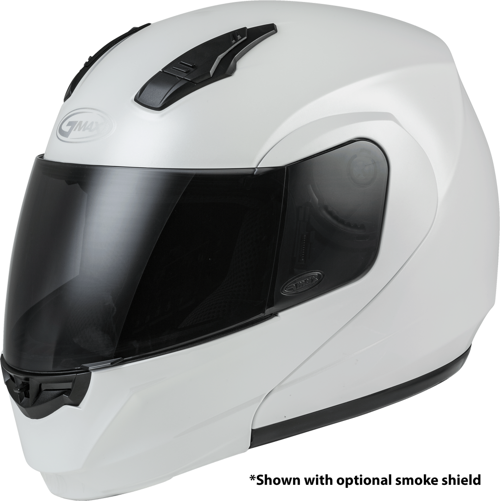 Md 04 Modular Helmet Pearl White Lg