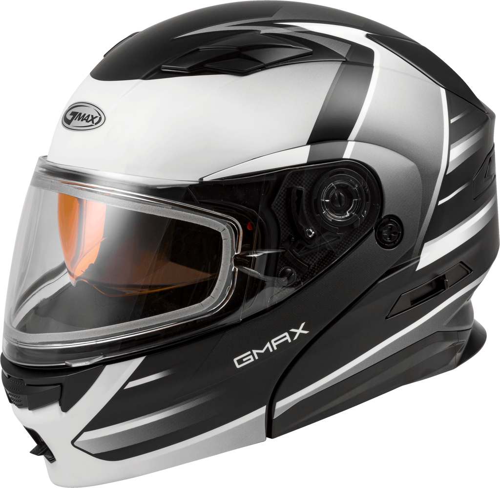 Md 01s Modular Snow Helmet Descendant Matte Blk/White Md