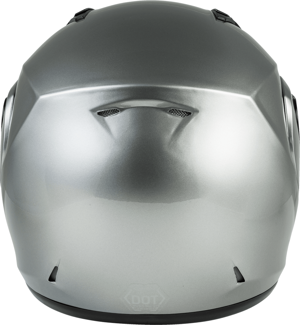 Md 04 Modular Helmet Metallic Silver Lg